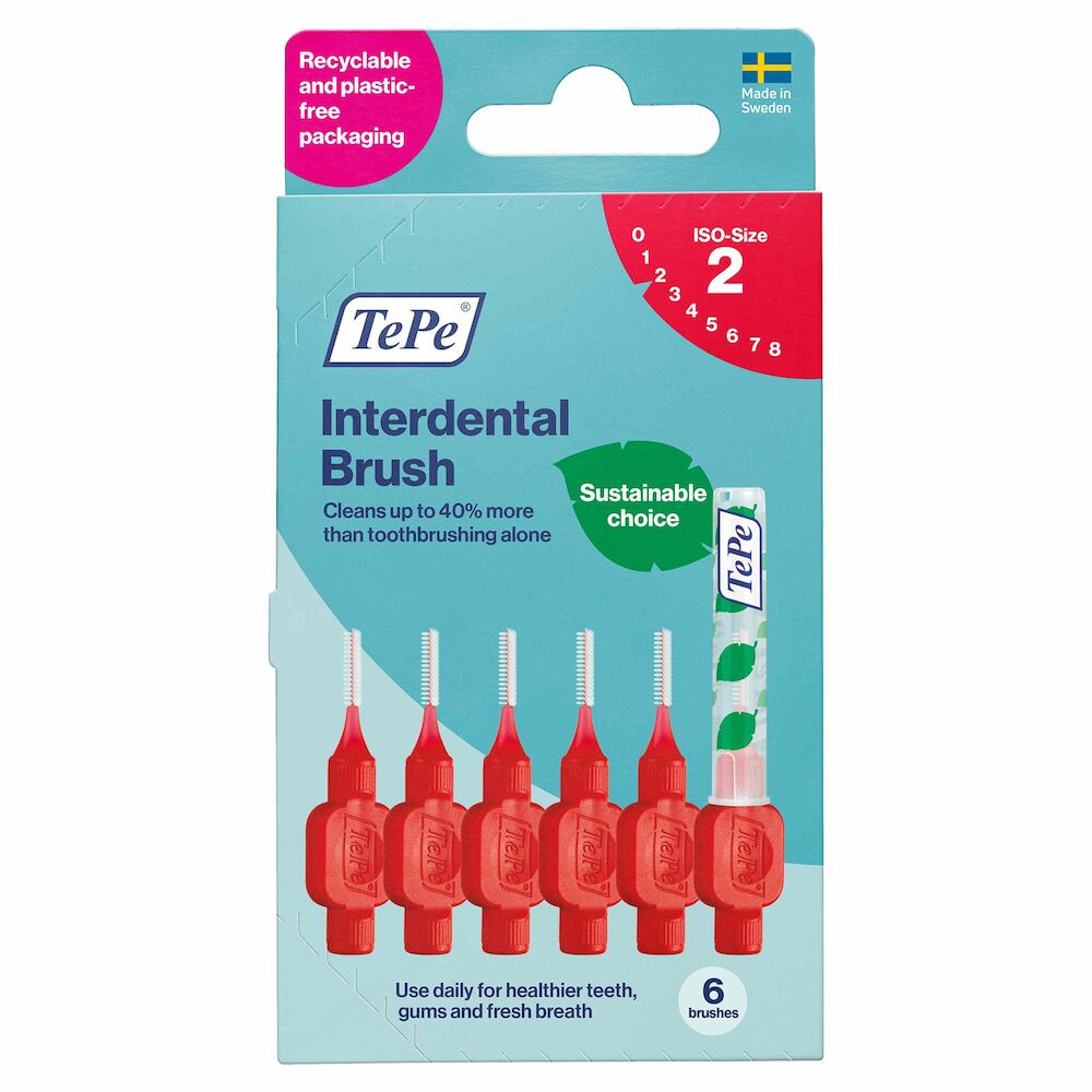 TePe® Interdental Brushes Original Red- Carton Pack