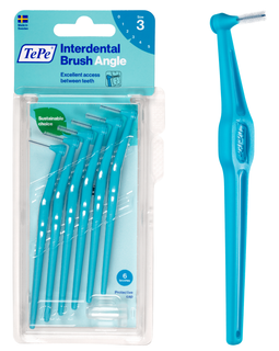 TePe Angle™ Interdental Brushes Blue - 0.6 mm (ISO 3)