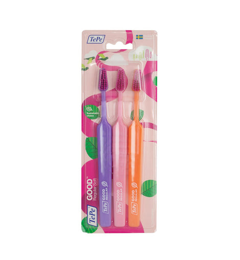 Pink Ribbon TePe GOOD™ Regular Soft 3-pack