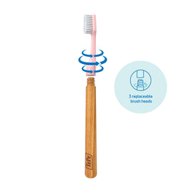 TePe Choice™ Toothbrush - (with 3 Replaceable Brush Heads)