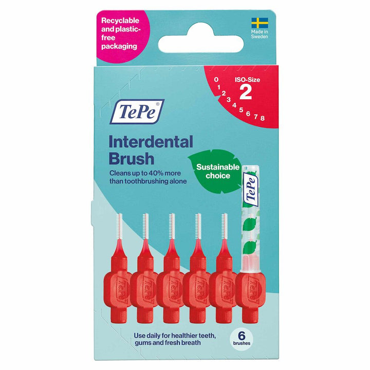 TePe® Interdental Brushes Original Red- Carton Pack