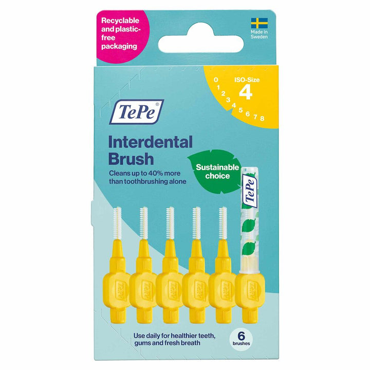 TePe® Interdental Brushes Original Yellow - Carton Pack