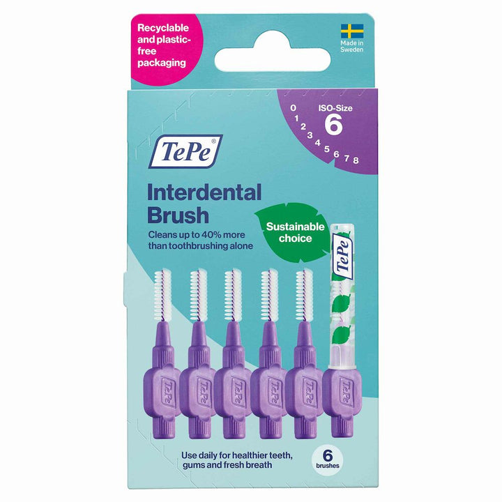 TePe® Interdental Brushes Original Purple - Carton Pack