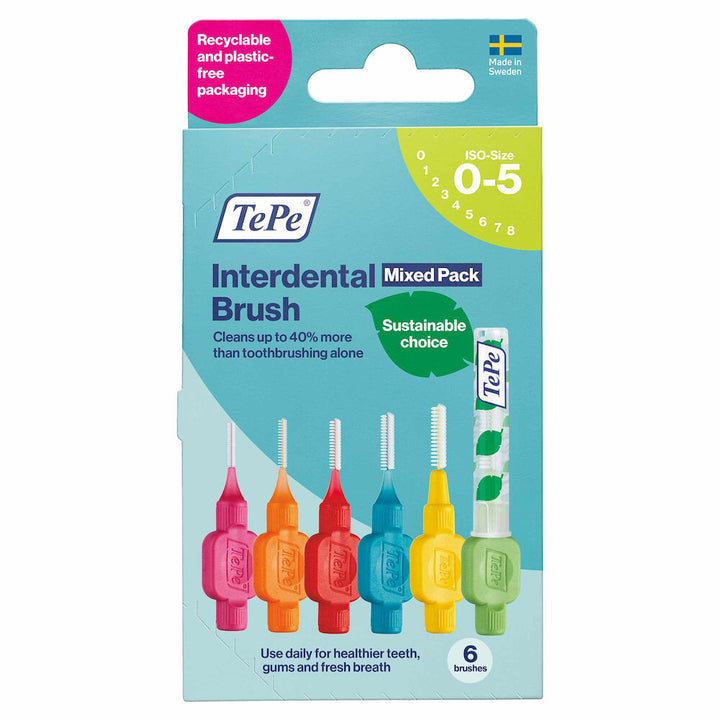 TePe® Interdental Brushes Original Carton - Mix (0-5)