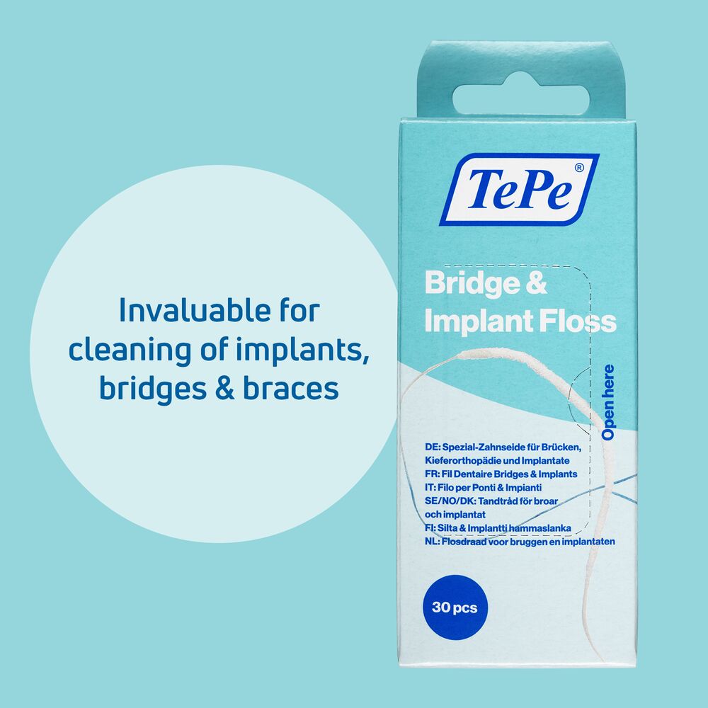 TePe Bridge and Implant Floss