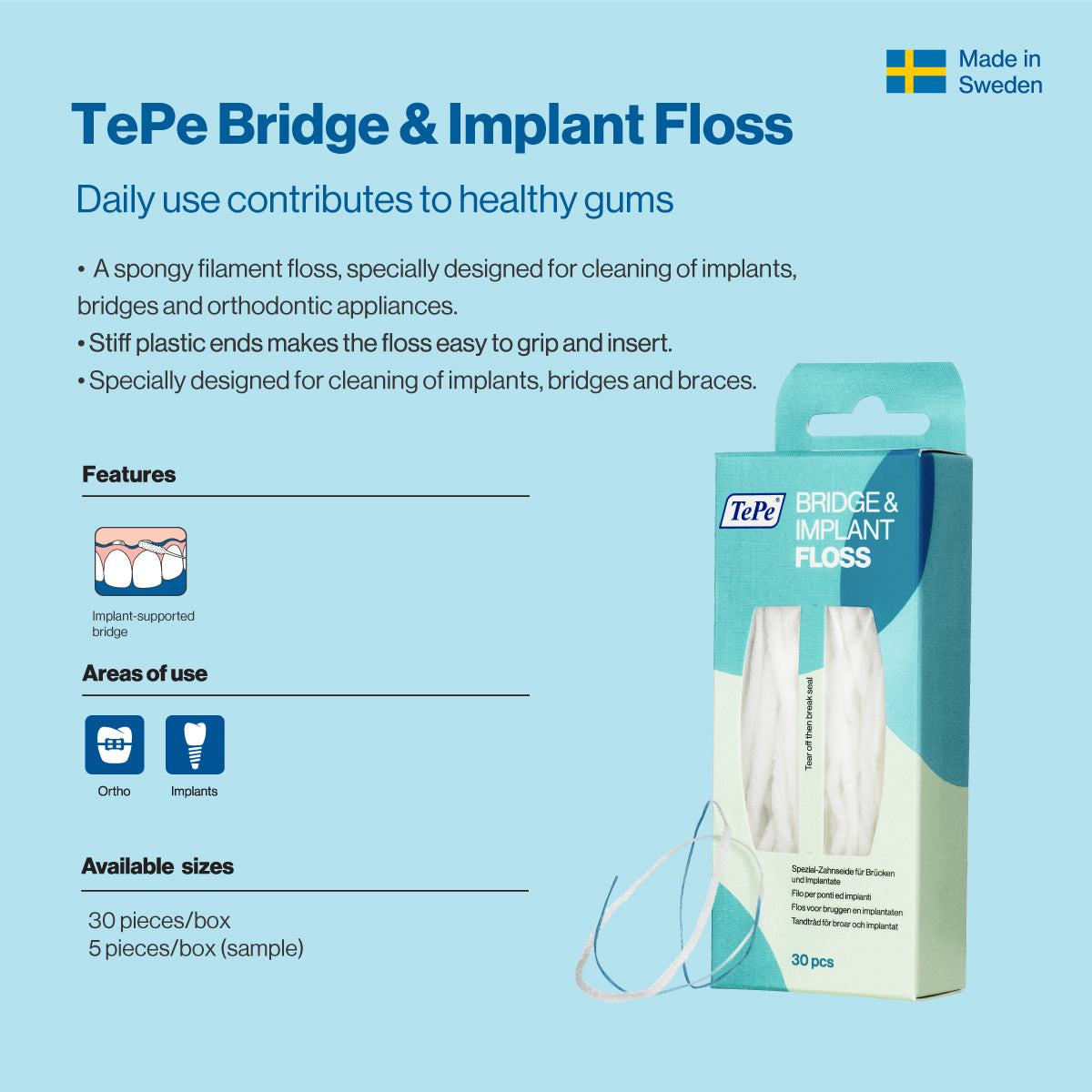 TePe Implant Care Kit - Special Tools for Dental Implant Care