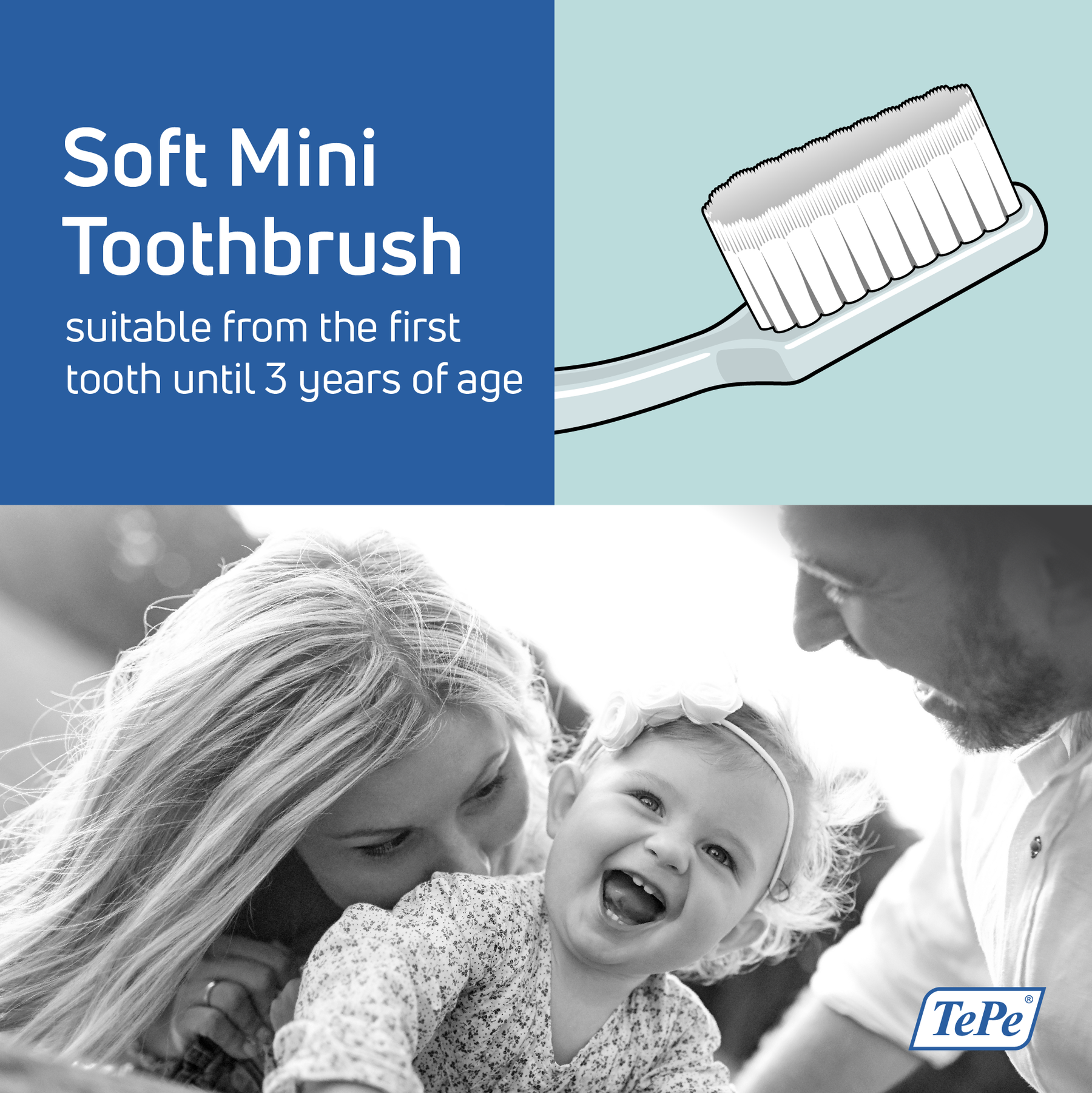 Mini Toothbrush | TePe Mini™ – TePe Oral Health Care, Inc.