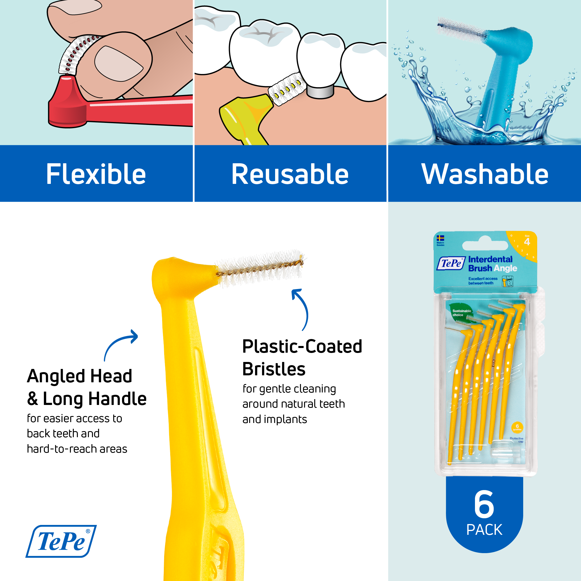 TePe Angle Interdental Brushes - Thumbnail 3