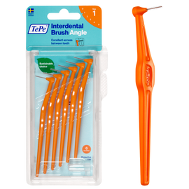 TePe Angle™ Interdental Brushes Orange - 0.45 mm (ISO 1)