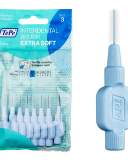 TePe® Interdental Brushes Extra Soft Blue - 0.6 mm (ISO 3)