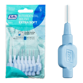 TePe® Interdental Brushes Extra Soft Blue - 0.6 mm (ISO 3)