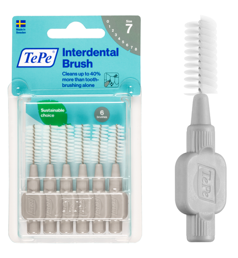 TePe® Interdental Brushes Original Gray - 1.3 mm (ISO 7)