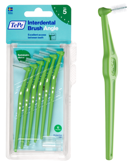 TePe Angle™ Interdental Brushes Green - 0.8 mm (ISO 5)