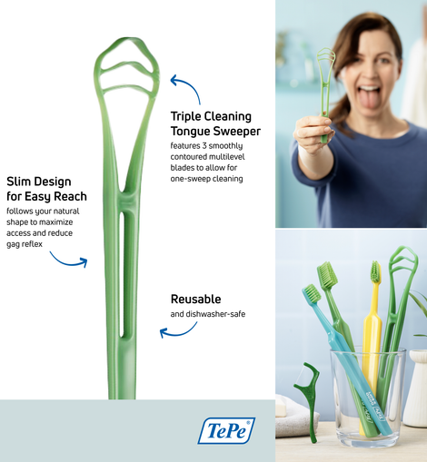 TePe Tongue Cleaner, Help Reduce Bad Breath